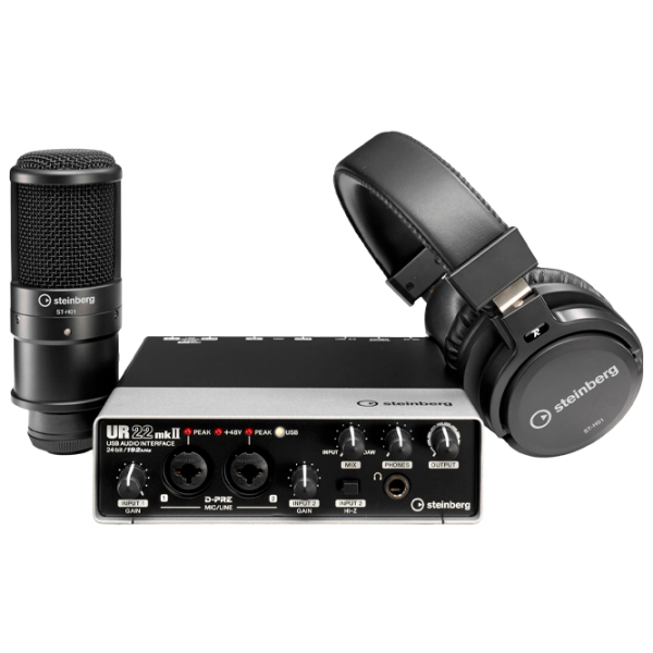 Microfon Professional Steinberg UR22C Recording Pack Black  photo 2