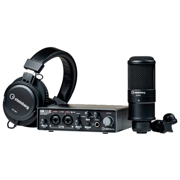 Microfon Professional Steinberg UR22C Recording Pack Black  photo 3