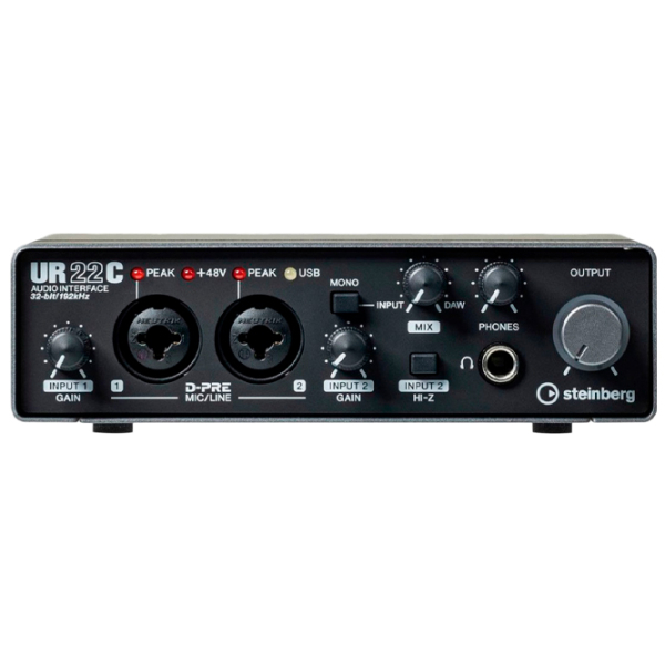 Microfon Professional Steinberg UR22C Recording Pack Black  photo 6