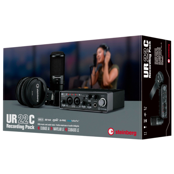 Microfon Professional Steinberg UR22C Recording Pack Black  photo 8