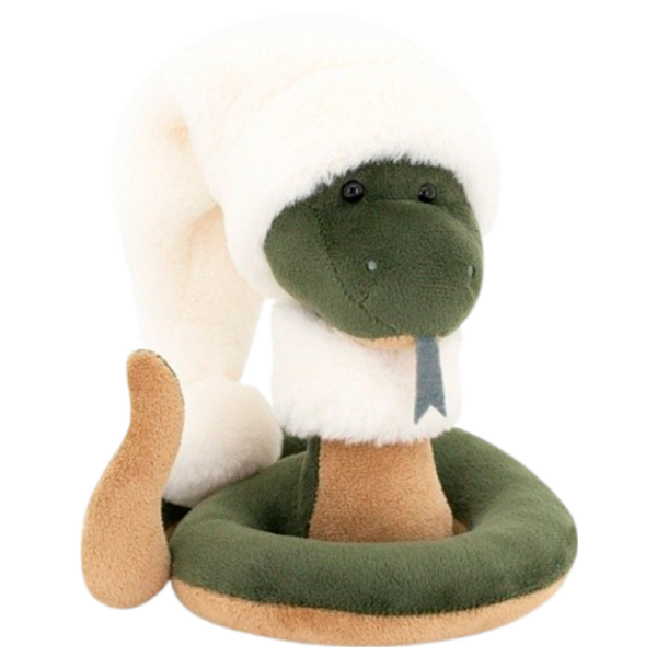 Jucărie moale Orange Toys Animals 2504/15A Oscar the Snake Green 1+ photo 1