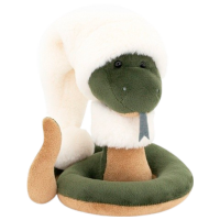 Jucărie moale Orange Toys Animals 2504/15A Oscar the Snake Green 1+