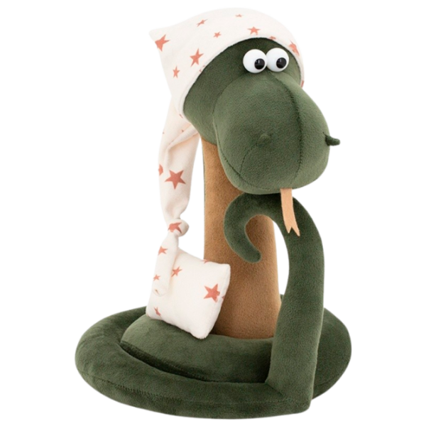 Jucărie moale Orange Toys Animals 2522/25 Sleepy the Snake Green 1+ photo 1