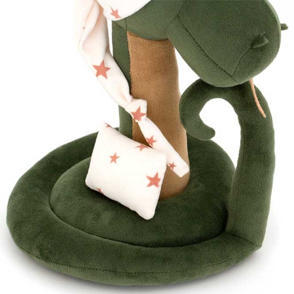 Jucărie moale Orange Toys Animals 2522/25 Sleepy the Snake Green 1+ photo 3