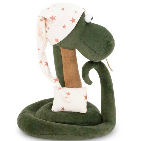 Jucărie moale Orange Toys Animals 2522/25 Sleepy the Snake Green 1+ photo 4