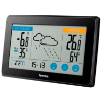 Stație meteorologică Hama Touch Black 