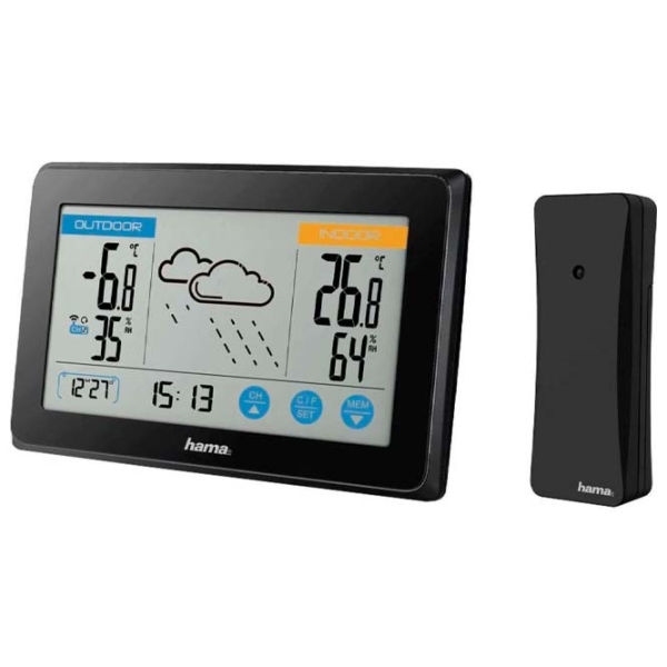 Stație meteorologică Hama Touch Black  photo 5