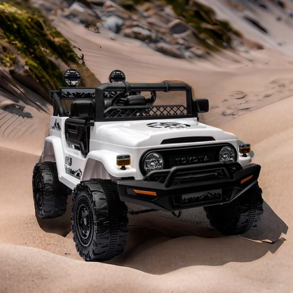Электромобиль Toyota FJ Cruiser Richi Tichi JJ2099/2 Белый 3+ | 30 кг | photo 2
