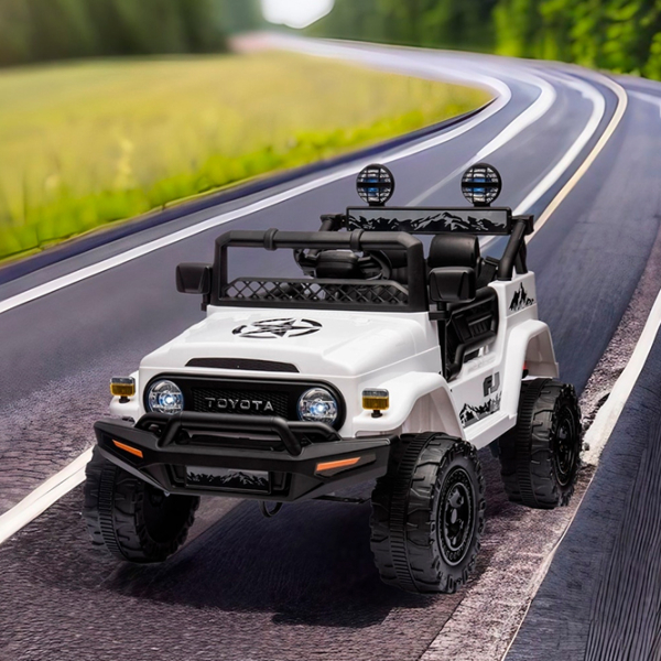 Электромобиль Toyota FJ Cruiser Richi Tichi JJ2099/2 Белый 3+ | 30 кг | photo 3