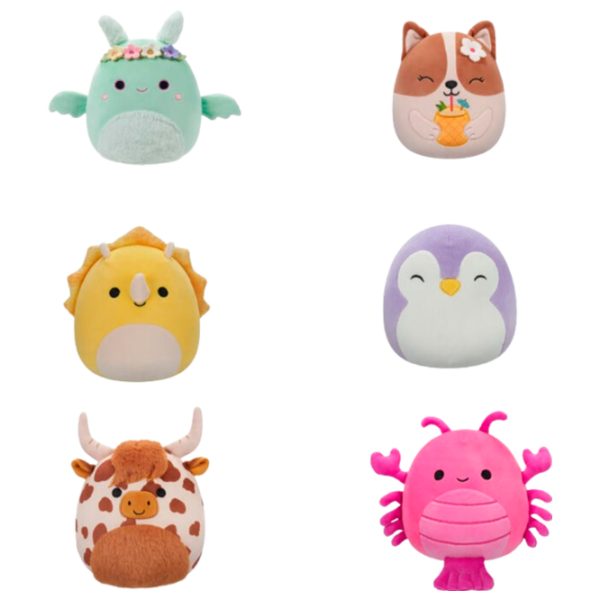 Jucărie moale Squishmallows Animals SQJW7519A Multicolor 3+