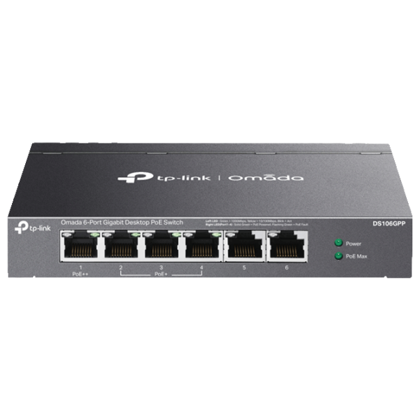 Switch TP-Link DS106GPP Black  photo 1