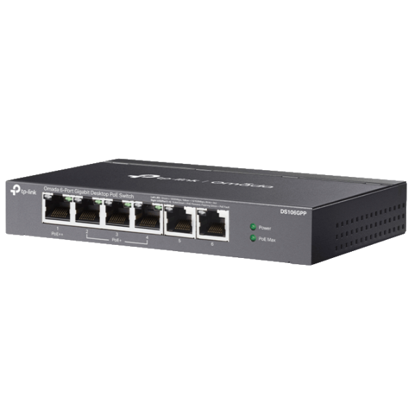 Switch TP-Link DS106GPP Black  photo 2