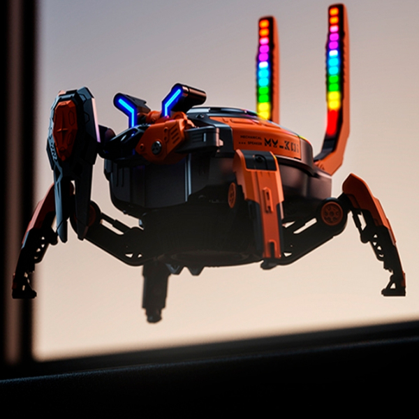Портативная колонка Mecha Mechanical Crab Оранжевый 10 Вт photo 2