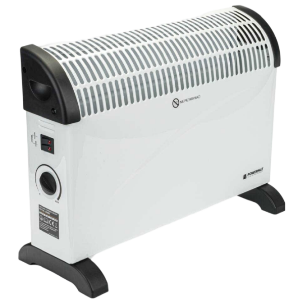 Convector Powermat PM-GK-2500D White 20 m², 2000 W, Mecanic, Pe podea photo 4