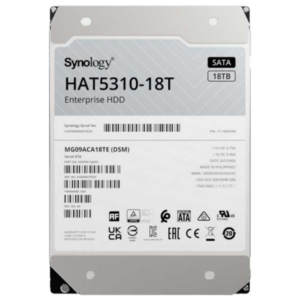 HDD Synology HAT5310-18T 3.5'' 18 ТБ  photo 3