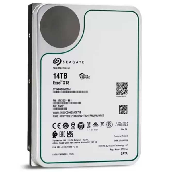 HDD Seagate Exos X18 3.5'' 14 ТБ  photo 3