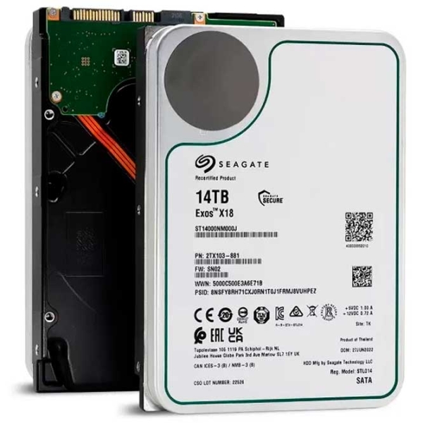 HDD Seagate Exos X18 3.5'' 14 ТБ  photo 5