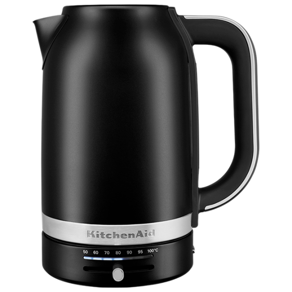 Электрочайник KitchenAid 5KEK1701EBM Черный 2400 Вт, 1.7л, Внутреннее покрытие: Нержавеющая сталь photo 1