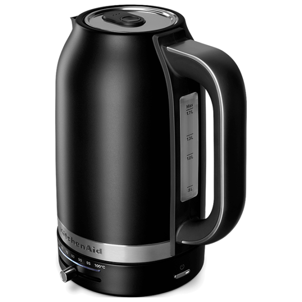 Электрочайник KitchenAid 5KEK1701EBM Черный 2400 Вт, 1.7л, Внутреннее покрытие: Нержавеющая сталь photo 2