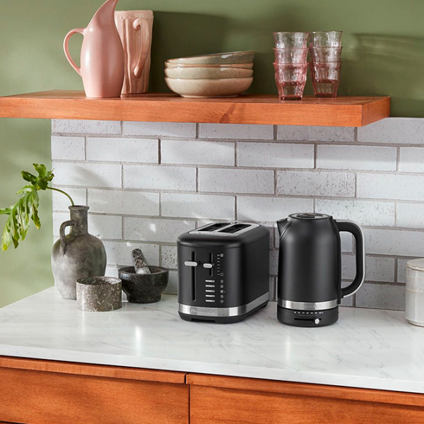 Электрочайник KitchenAid 5KEK1701EBM Черный 2400 Вт, 1.7л, Внутреннее покрытие: Нержавеющая сталь photo 6