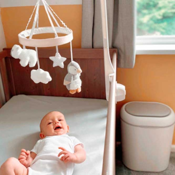 Jucărie pentru pătuțuri și cărucioare Nuby Baby Mix ID99613 White 1+ photo 3