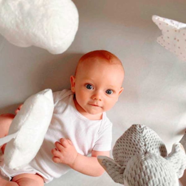 Jucărie pentru pătuțuri și cărucioare Nuby Baby Mix ID99613 White 1+ photo 4