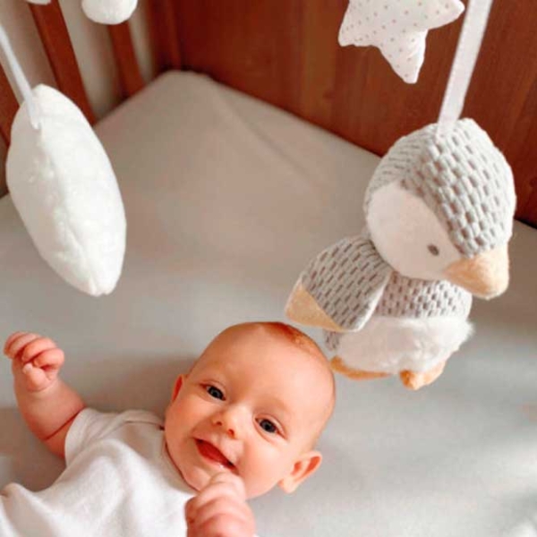 Jucărie pentru pătuțuri și cărucioare Nuby Baby Mix ID99613 White 1+ photo 5