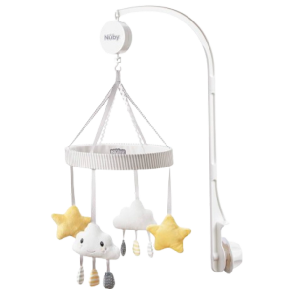 Jucărie pentru pătuțuri și cărucioare Nuby Baby Mix ID99828 White 1+ photo 1