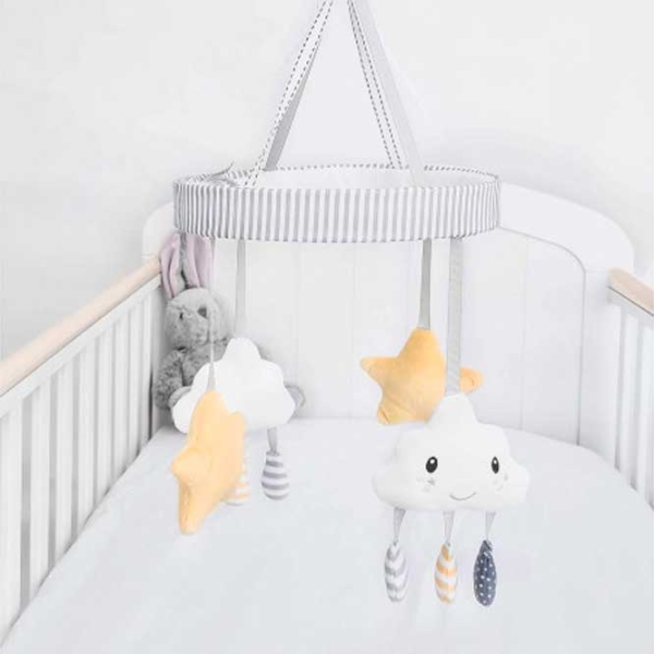 Jucărie pentru pătuțuri și cărucioare Nuby Baby Mix ID99828 White 1+ photo 4