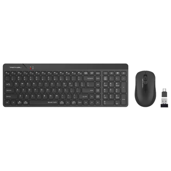 Клавиатура и Мышь A4Tech FG2300 Air Черный Для дома и офиса, Беспроводные photo 6