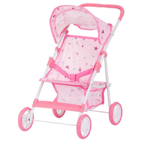 Cărucior pentru păpuși Chipolino Alice Stars Pentru plimbare KZKAL02402ST 3+ photo 1