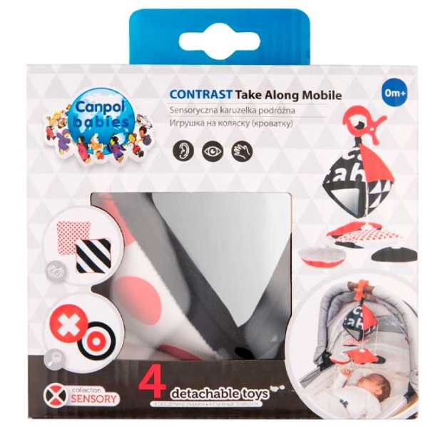 Игрушка для колясок и кроваток Hola Toys Baby Mix Sensory Toys 68/083 Разноцветный 0+ photo 3