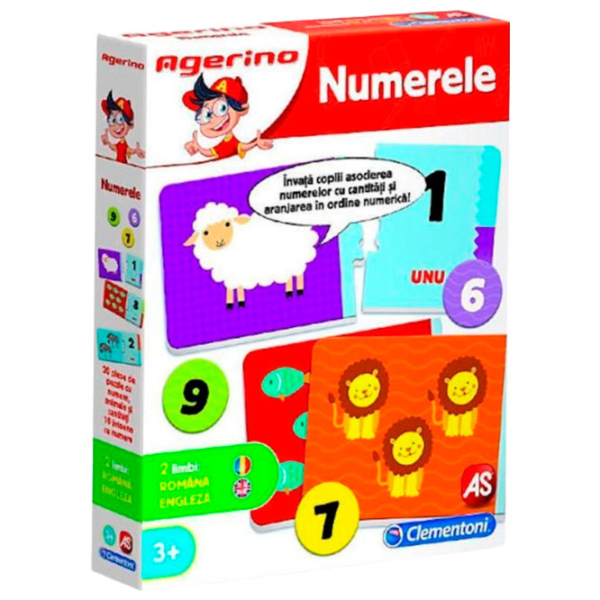 Joc educativ Agerino Numbers Dezvoltare, 3+ photo 1
