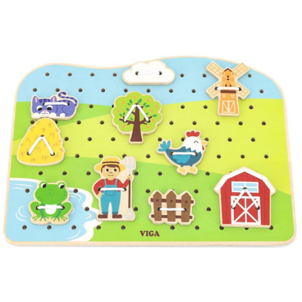 Joc educativ VIGA Farm Dezvoltare, 2+ photo 1