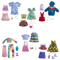 Haine pentru păpuși Barbie 2 Pack model GWF04  3+
