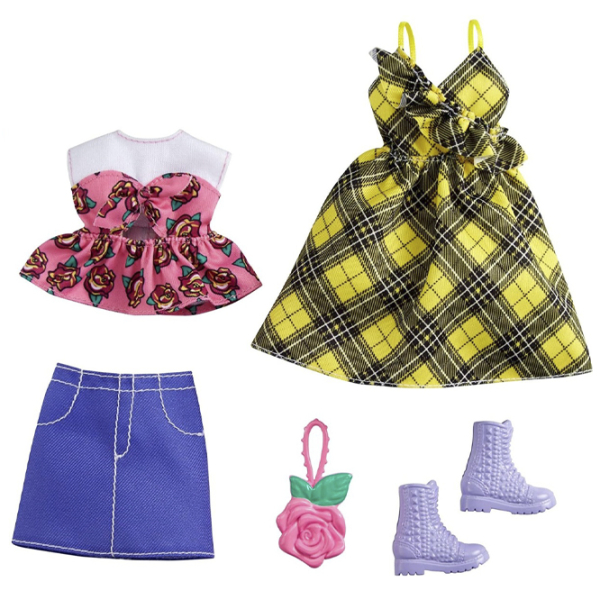 Haine pentru păpuși Barbie 2 Pack model GWF04  3+ photo 6