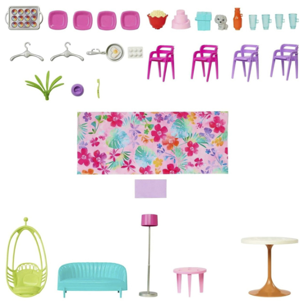 Căsuță pentru păpuși Barbie Vacation House căsuță HCD50  3+ photo 4