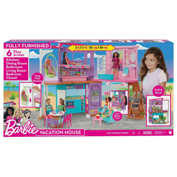 Căsuță pentru păpuși Barbie Vacation House căsuță HCD50  3+ photo 6