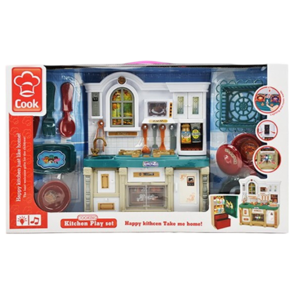Mobilier pentru păpușă Cook Kitchen Play Set set de bucătărie DE03.50 3+ photo 1