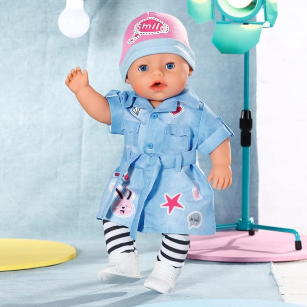Haine pentru păpuși Zapf Deluxe Jeans Dress haine 832585  3+ photo 3