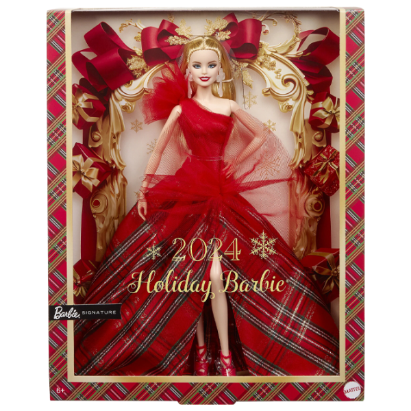 Păpușă Barbie Holiday blonde model HRM61  6+ photo 7
