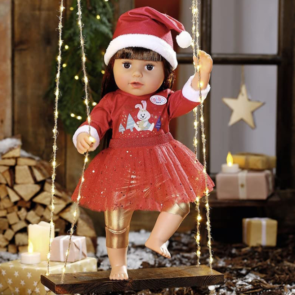 Haine pentru păpuși Zapf X-Mas Dress haine 830284 3+ photo 2