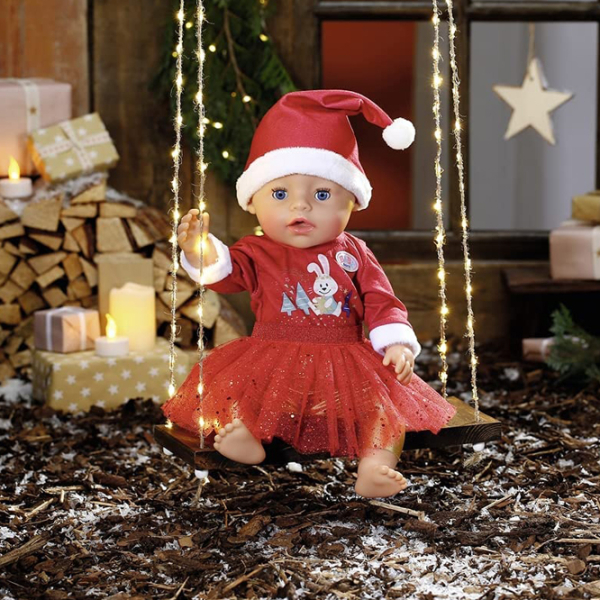 Haine pentru păpuși Zapf X-Mas Dress haine 830284 3+ photo 3