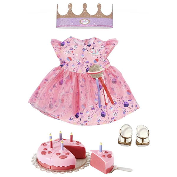 Haine pentru păpuși Zapf Deluxe Happy Birthday haine 830789  3+ photo 1