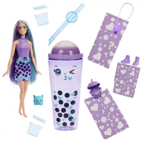 Păpușă Barbie Bubble Tea model HTJ19  3+ photo 6