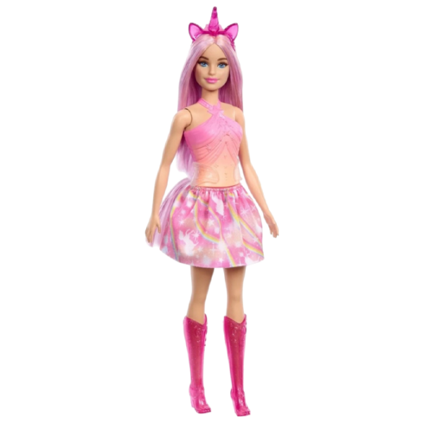 Păpușă Barbie Dreamtopia Unicorn model HRR13 3+ photo 1