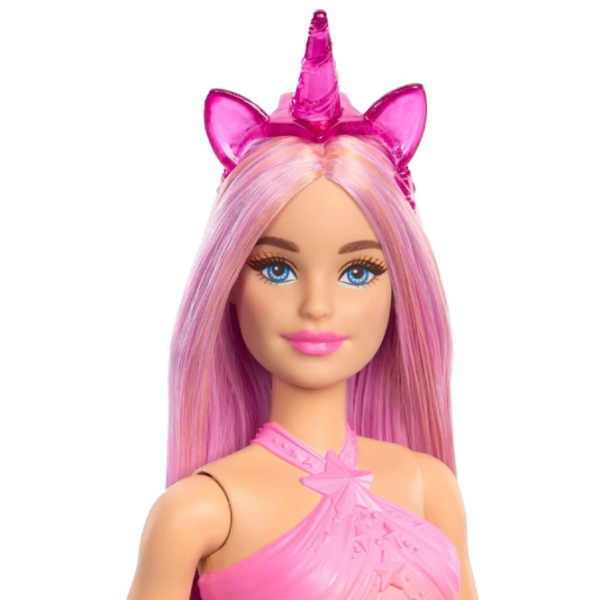 Păpușă Barbie Dreamtopia Unicorn model HRR13 3+ photo 3