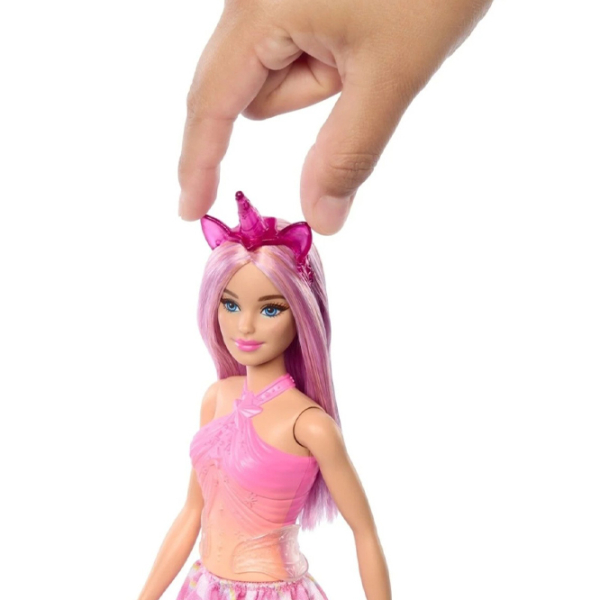 Păpușă Barbie Dreamtopia Unicorn model HRR13 3+ photo 5