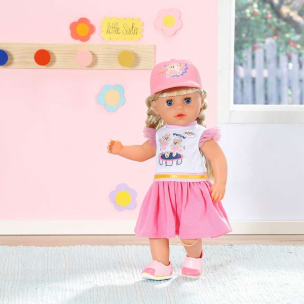 Haine pentru păpuși Zapf Kindergarten Basecap Set haine 831946  3+ photo 2