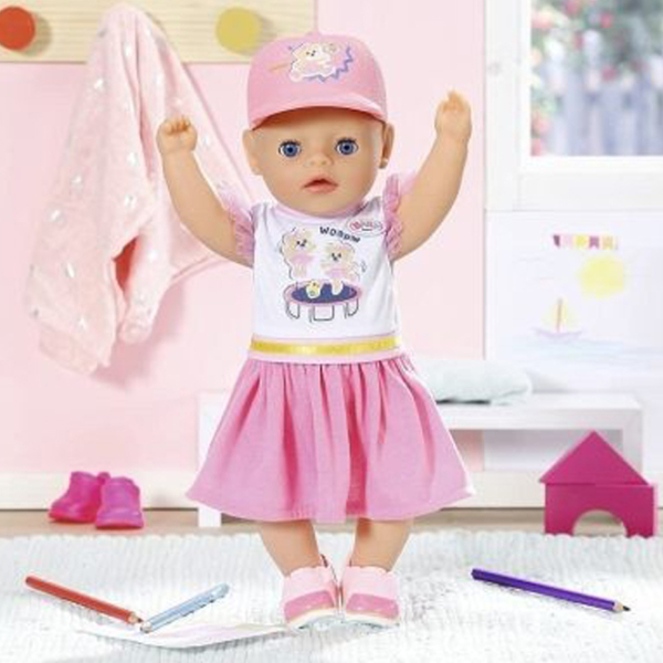 Haine pentru păpuși Zapf Kindergarten Basecap Set haine 831946  3+ photo 3